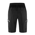 thumbnail image 6 of HJQEQVD Mens Padded Cycling Shorts Loose Fit Breathable Mountain Bike 1 Shorts for Outdoor Supplies Black, 6 of 10