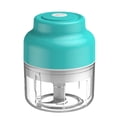 thumbnail image 2 of Naiovety Picadora de verduras Dido, picadora de ajo eléctrica USB, molinillo de cocina recargable inalámbrico Herramientas y accesorios para hornear Azul 100ml, 2 of 6