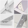 thumbnail image 4 of TEHAUX 6Jgo Escuadras Para Reparación De Muebles En Inoxidable Color Plateado Con Alta Durabilidad, 4 of 8