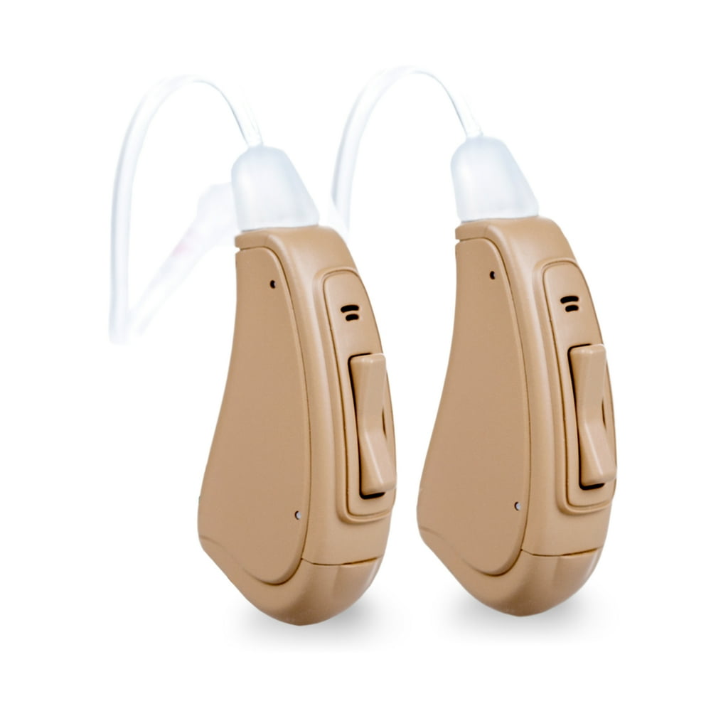 Otofonix Elite Hearing Aid Hearing Amplifier BTE Hearing Device FDA Approved (Pair, Beige