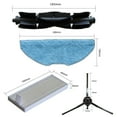 thumbnail image 2 of Main Side Brush Filter Mop Cloth Kit For X-Plorer S135 S140 RR91C5WH RR9177WH B, 2 of 6