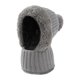 thumbnail image 1 of Gorro de invierno para mujer, gorro de protección, ideal para viajar y andar en bicicleta en climas fríos. Gris, 1 of 9