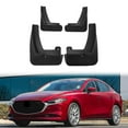 thumbnail image 4 of Premium Black PP Mudguards for Mazda 3 Axela 2019-2021 | Front & Rear Mud Flaps Set | Injection-Molded, Durable, Easy Direct Fit Installation | Protects Against Mud, Dirt, Snow & Road Debris |, 4 of 5