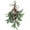 Green, variant on CoreLiving Artificial Mistletoe Garland with Glitter Bow, Fake Mistletoe Christmas Decoration Hanging for Home Party, Durable Xmas Ornament for Indoor Holiday Decor