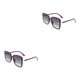 thumbnail image 1 of Sonducket Gafas de sol rectangulares portátiles para mujer, disfraz para exteriores, gafas de sol para Cosplay, gafas para fiesta, banquete, Type2 NO2, 1 of 1