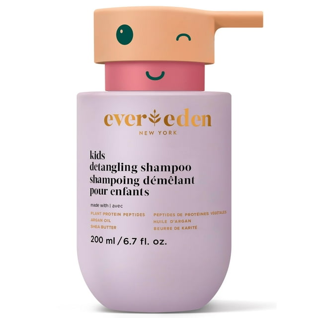 Champú Evereden Kids Detangling para cuidado del cabello a base de plantas, 200 ml
