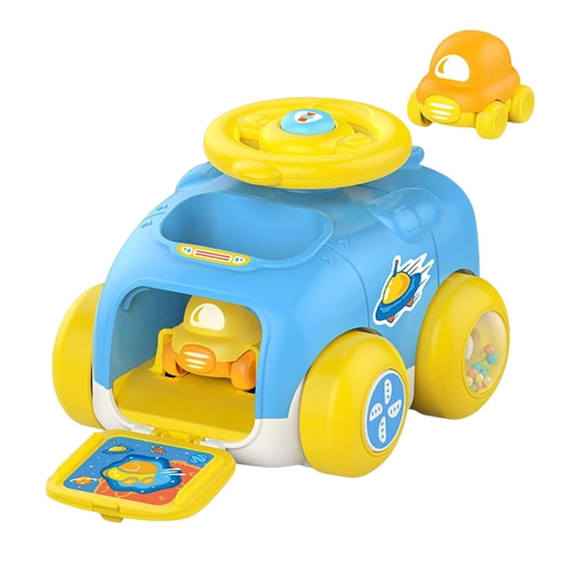 Coches de juguete educativos Sunnimix coche de eyección inercial azul