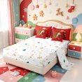 thumbnail image 3 of Manfei Xmas Bright Snowflake 7 Pieces Full Size Bedding Sets,Country Farm Cattle Full Size Bed in a Bag,Xmas Reversible, 3 of 7