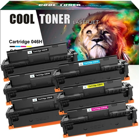 Cool Toner Compatible Toner Replacement for Canon 046H ImageCLASS MF731Cdw MF733Cdw MF735Cdw LBP654Cdw High Yield Printer Ink (Black*3 Cyan Magenta Yellow 6-Pack) price history on PriceWatchPro