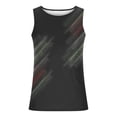 thumbnail image 3 of Qertyioot Gilet d'Été Ample pour Hommes, Imprimé Sport, Col Rond, Mode Décontractée, 3 of 4