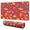 Colorful Dinosaur Red, variant on Long Mouse Pads for Desk,Colorful Dinosaur Repeat Pattern Desk Mats on Top Of Desks, Desk Mouse Pad Extra Large with 3mm Non-Slip Base and Stitched Edge for Gaming,Office,Work,Home 31.5"x11.8"