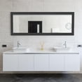 thumbnail image 3 of 32ft Black Border Peel & Stick Wood Grain,Self Adhesive Mirror Frame Border,Removable Waterproof Bathroom Mirror Tape Sticker Trim,3.93x32ft, 3 of 7