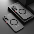 thumbnail image 1 of For Magsafe Shockproof Case For Samsung Galaxy S23 Ultra S22 S21 Plus S20 S21 FE Phone Protective Magnetic Cases Cover Black For S24Plus, 1 of 6