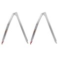 thumbnail image 4 of UBesGoo Pair 7.5' Aluminum Lawnmower ATV Motorcycle Truck Loading Ramp 1500lb Capacity, 4 of 7
