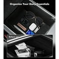 thumbnail image 6 of Center Console Tray Organizer Replacement For 2024-2025 Tesla Model 3 Highland Front and Rear 2Pcs Automotive Car Organizers Storage Flocking, 6 of 8