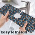 thumbnail image 6 of Sikiie cute fall fox Splash Guard for Sink Faucet-1 PC Super Absorbent Fast Drying Mat Sink Gadgets-Splash Guard for Kitchen, Sink Mat, 6 of 7
