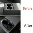 thumbnail image 3 of for Kia K3 Forte 2021 - 22 Carbon Fiber Steel Rear Drinking Glass Panel Cover Trim -, 3 of 4