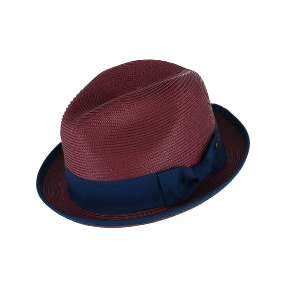 Epoch Hats Company Fedora with Contrast Band and Trim (Men)