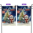 thumbnail image 2 of Merry Christmas and Happy New Year Santa British Shorthair Holiday Xmas Winter 2025 Garden Flag 12x18in Double Sided Cat Lover Kitten Owner Gifts Outdoor Decor - 00024, 2 of 5