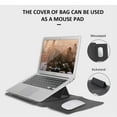 thumbnail image 4 of FlyFlise Sacoche Ultra-Mince Imperméable pour Ordinateur Portable macbook 13 Pouces Support Pliant Universel Noir, 4 of 6