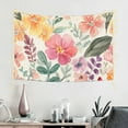 thumbnail image 2 of ZFLMY Cute Flowers, Tapestries, Girl, Female Flowers, Wildflowers, Wall Hanging, Plants, Plants, Leaves, Spring, Home, Dormitory, Art Deco, Living Room, Bedroom 60x40in, 2 of 7