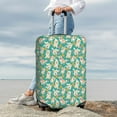 thumbnail image 7 of Susaid SHIBA WITH FLORAL Print Elastic Washable Suitcase Cover with Hidden Zipper, Fits 18-32 Inch Luggage for Protection During Travel-Large, 7 of 7