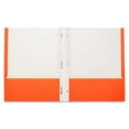 thumbnail image 4 of Pen + Gear 3-Prong Paper Folders with Pockets, 50-Count, Orange, Letter Size, 4 of 9