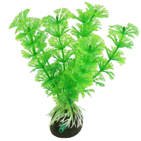 - Unique Bargains Aquarium Fish Tank Underwater 11cm Long Green Plastic Grass Plants