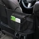 thumbnail image 4 of Soporte para bolso de coche entre asientos, barrera para mascotas para perros, asiento delantero de gran capacidad Negro, 4 of 8