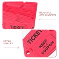 thumbnail image 3 of CTIRCHIU 100pcs Raffle Tickets Event Entry Vouchers For Auctions Carnivals Parties Activities Perforated Design Heavy, 3 of 8