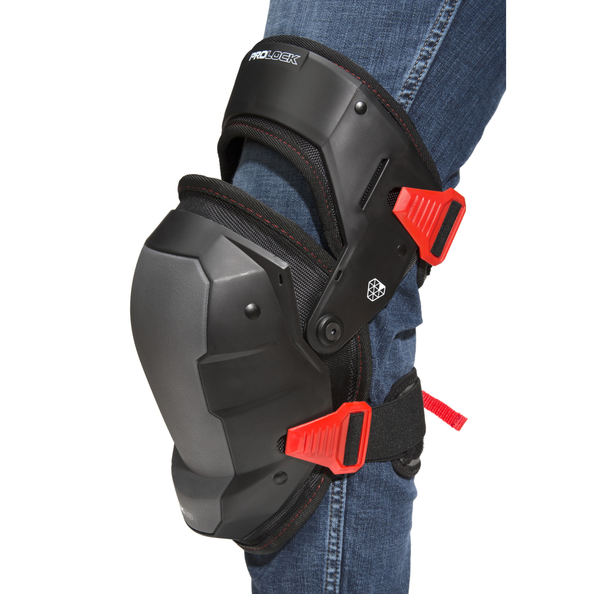 PROLOCK 93181 Professional Construction Gel Comfort Safety Knee Pads Tactical 