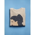 thumbnail image 3 of Heavenly Hair Iii. Sweatshirt Women -Annie Warren Designs, Female Medium, 3 of 4