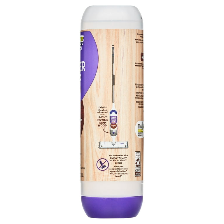 Swiffer PowerMop Wood Quick Dry Liquid Floor Cleaner Solution