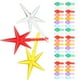 thumbnail image 2 of 103 piezas de repuesto de luces de cerámica para árbol de Navidad con forma de llama y estrella. Adornos de luces de cerámica para árbol., 2 of 7