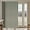 Grey, variant on Sliding Door Curtains Blackout Curtains Accordion Doors Interior Patio Door Curtain Sliding Glass Door Curtain Vertical Blinds(Black 98" W x 78" L)