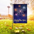 thumbnail image 5 of Yardvibe ABC 12x18 Inch Happy New Year Double Sided Garden Flag, Washable Spun Polyester Welcome Holiday Yard Flag for Outdoor Decor, 5 of 8