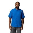 thumbnail image 4 of Camisa Columbia Tamiami II SS para hombre grande y alto, talla 4X, azul, 4 of 9