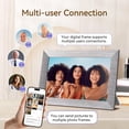 thumbnail image 2 of 10.1 Inch Digital Picture Frame with 32GB Storage, WiFi Digital Photo Frame 1280x800 HD IPS Touchscreen, Easy Setup for Photo & Video Sharing via Free, 2 of 7