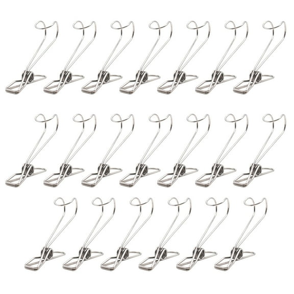 Masteelf 20 Pcs Hanger with Clip Pant Hangers Thick Stuff Clips