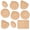 Nude, variant on Éclat Makeup Sponge Set, 8 Pcs Air Cushion Puff, Latex-Free Blender Sponge Palette, Wet & Dry Use for Liquid, Powder, Cream Foundation, Soft Round & Teardrop Professional Beauty Blending Applicators
