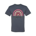 thumbnail image 3 of Waymaker Rainbow Inspirational/Christian Men's Graphic T-Shirt, Vintage Heather Blue, Medium, 3 of 5