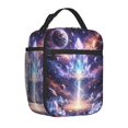 thumbnail image 2 of Cosmic Crystal Galaxy Lunch Bag Portable Thermal Lunch Box for Men and Women, 2 of 6