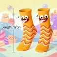 thumbnail image 3 of Funny Novelty Animal Non Slip Gripper Socks for Kids Crazy Boys Girls Crew Socks 3-10 Years, 3 of 7