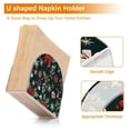 thumbnail image 5 of Yayeee Napkin Holder for Table Set of 2 Kitchen Paper Tissue Organization, Green Christmas, 5 of 8