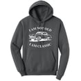 thumbnail image 5 of I Am Not Old I Am Classic Printed Hoodie Vintage Car Polycotton Pullover Hooded Sweatshirt (Red, Large), 5 of 22
