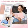 thumbnail image 4 of xianyou-4 Set Junior Size Discbound Notebook Cover Plasic 5.5x8.5in With 8 Disc Ever Pack Half Letter Size Discbound Planner Cover 8 Hole Arc Notebook System Accessories, 4 of 4