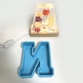 thumbnail image 1 of uhnmki DIY Mold 26 Mold Alphanumeric English Cake Silicone Alphanumeric Cake Crystal Cake Mould, 1 of 2