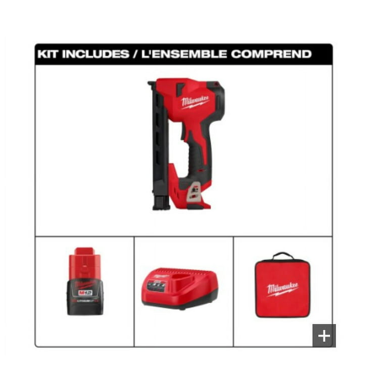 Milwaukee 12v staple gun hotsell