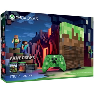 Xbox One S 500GB Console with Minecraft Favorites Bundle, 4K
