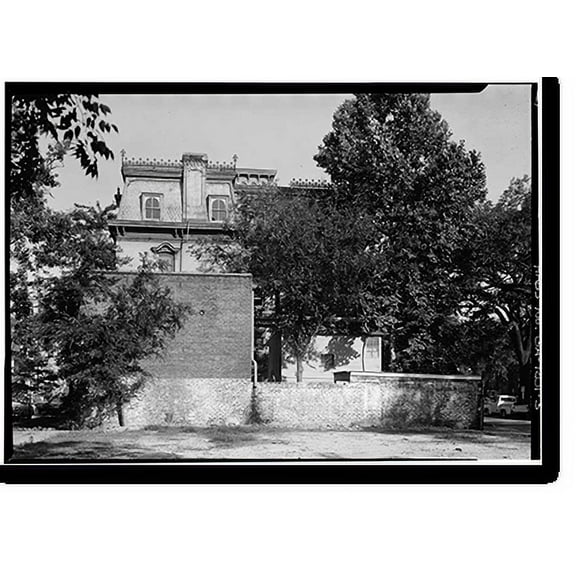 Historic Print, Samuel P. Hamilton House, 330 Abercorn Street, Savannah, Chatham County, GA - 3, 16" x 20"